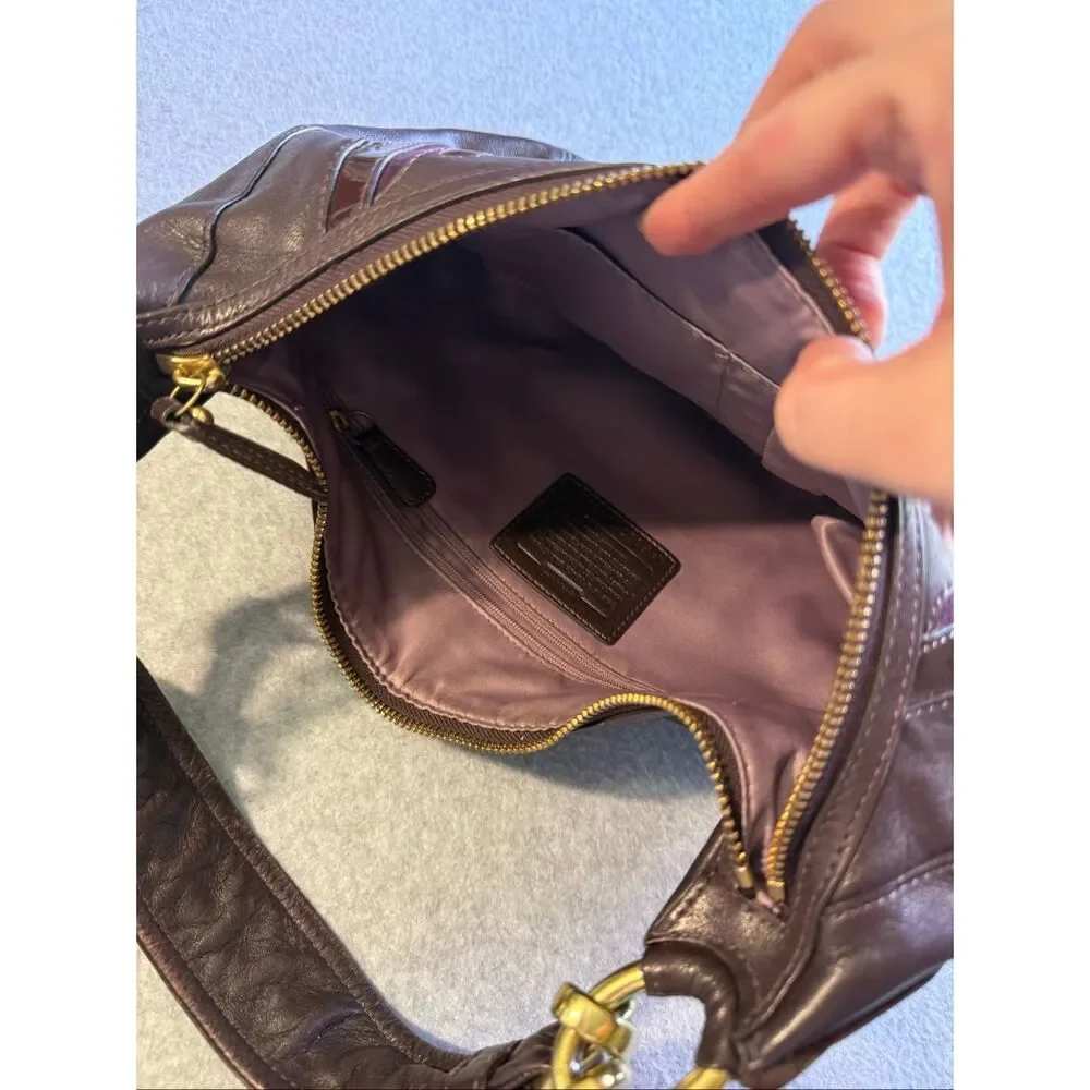 Coach Kristin Spectator N/S Tote Coach Kristin spectator hobo bag purple